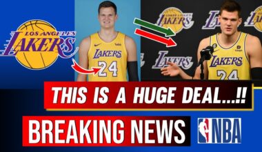 Lakers Breaking News: Watson & Williams Sign, Walker Kessler Trade, Roster Shuffle Update