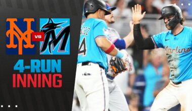 GAME 162 ACTION: Marlins score FOUR RUNS in ONE INNING vs. the Mets! 👀