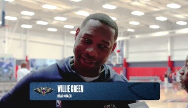 Willie Green Coach of Pelicans Interview 26 09 2025