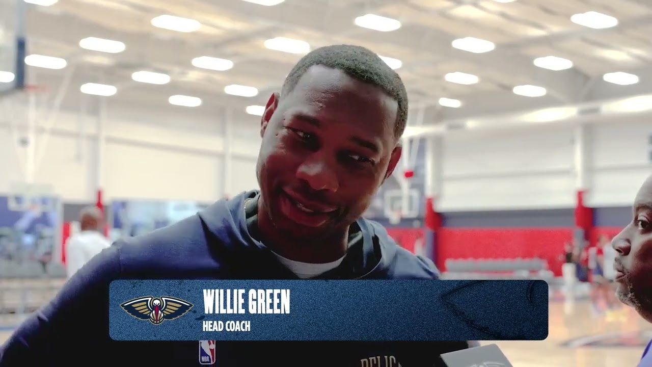 Willie Green Coach of Pelicans Interview 26 09 2025