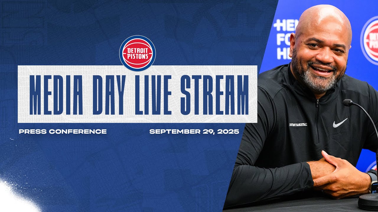 2025 Media Day Press Conferences | Pistons TV