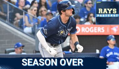 RAYS POSTCAST: The Tampa Bay Rays SEASON ENDS vs the Toronto Blue Jays