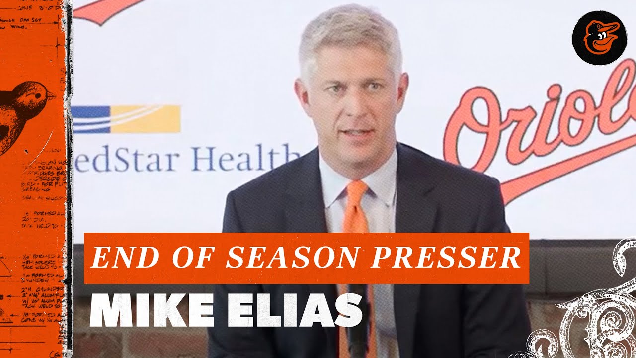 End of Season Press Conference w/ President of Baseball Operations & GM Mike Elias | Orioles
