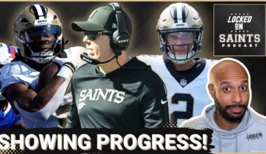 PROGRESS: New Orleans Saints Show FIGHT Against Buffalo Bills, Alvin Kamara, Jonas Sanker Shine