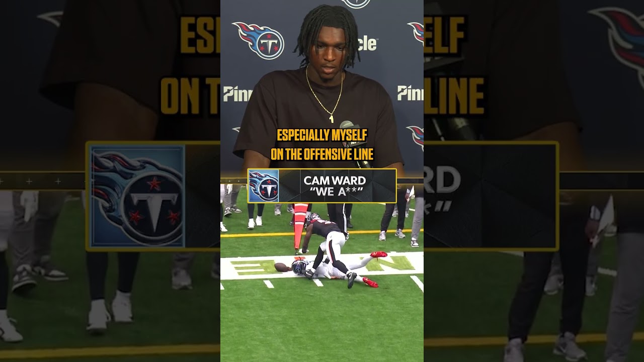 "We A**" – Cam Ward on the Titans 😮 #titans #tennessee #football #camward