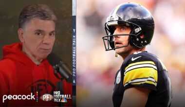 Aaron Rodgers, Pittsburgh Steelers get Ireland win over Vikings | Pro Football Talk | NFL on NBC