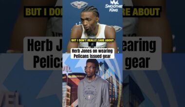 Herb Jones isn't worried about fashion 💯 (via @NBAPelicans)