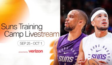 Phoenix Suns Training Camp Presented By Verizon | Day 3 Livestream