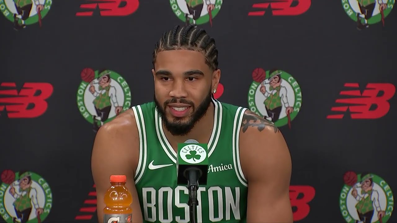 Jayson Tatum Opens Up On Rehab Journey, Return Plans & More at Celtics 2025 Media Day!