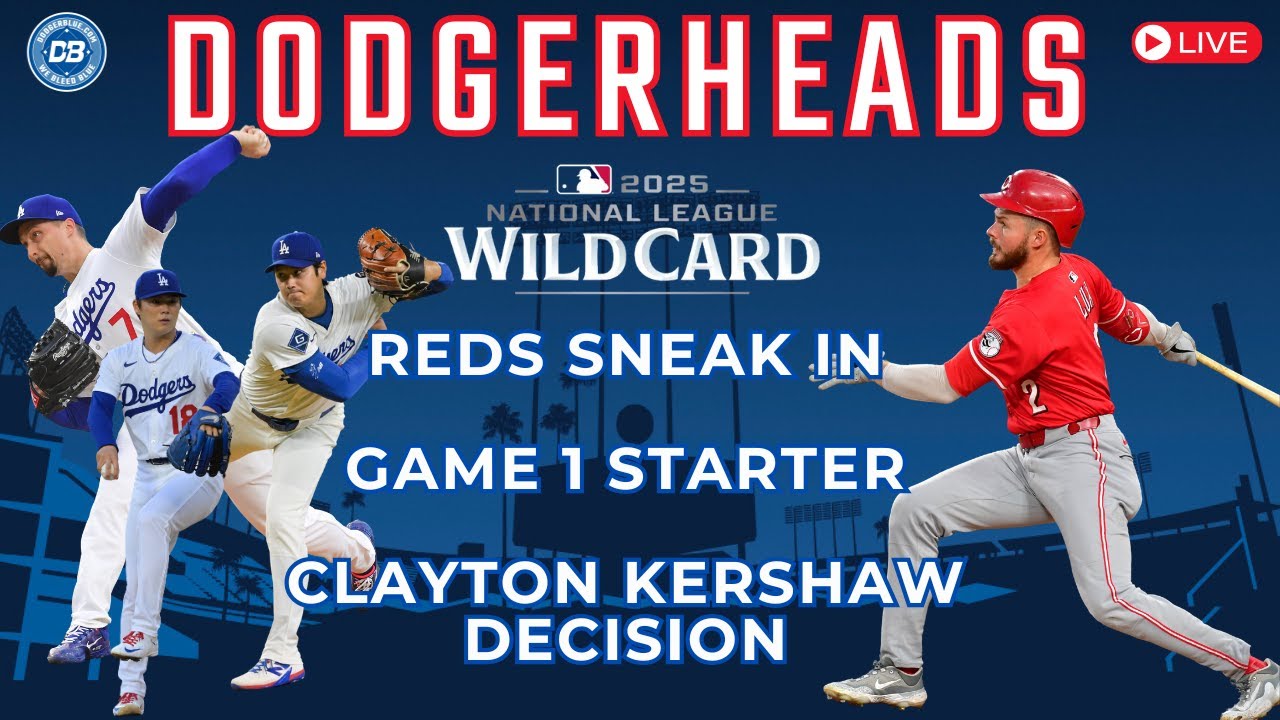 DodgerHeads: Reds-Dodgers Wild Card preview, Blake Snell starting Game 1, Clayton Kershaw overlooked
