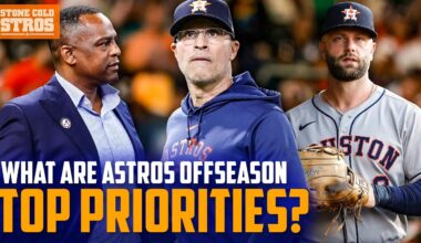 Weighing Houston Astros TOP offseason PRIORITIES!