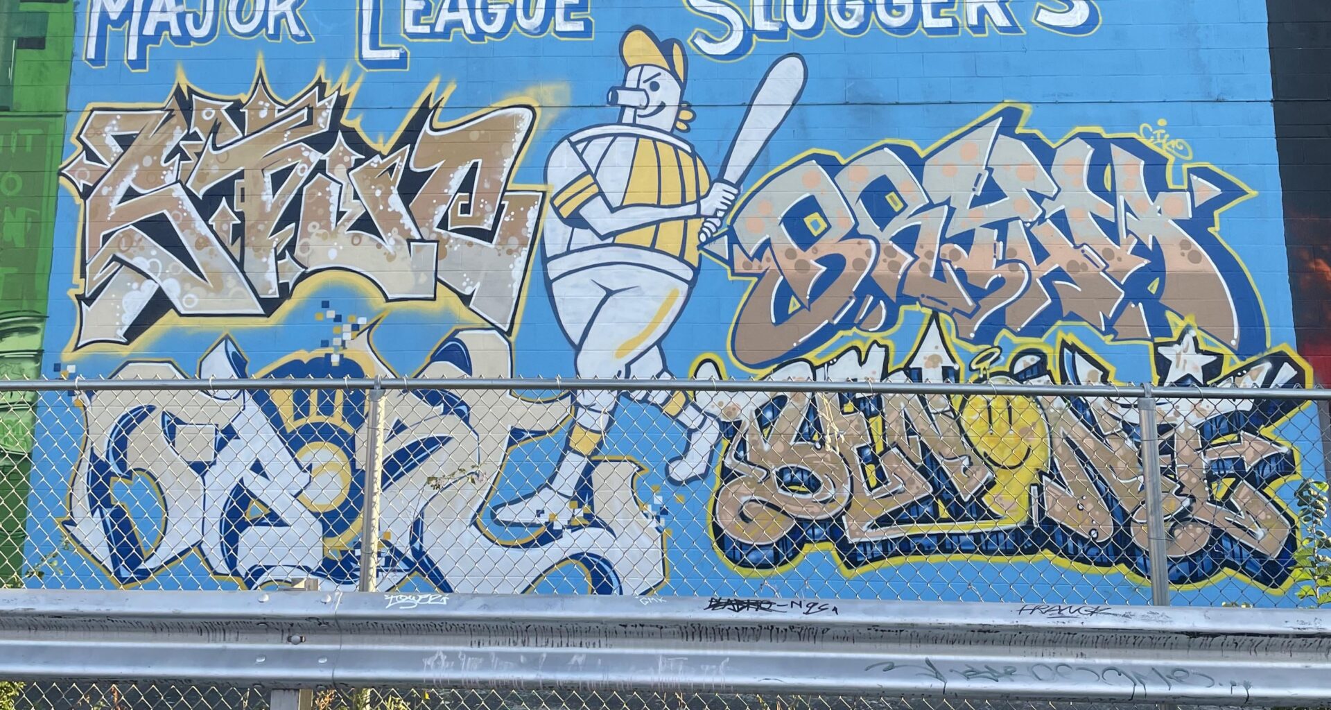 Barrelman mural… in Chicago