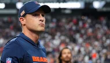 Bears coach Ben Johnson regrets how halftime interview received