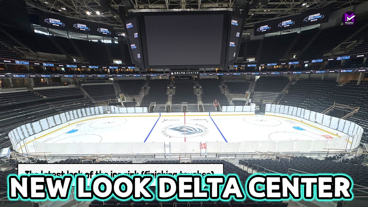 AMAZING! Inside the Delta Center Renovation | Utah Mammoth Ice & Fan Experience Upgrade