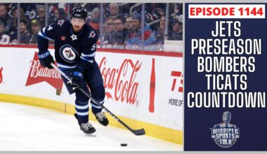 Winnipeg Jets D Dylan Samberg out with broken wrist, Blue Bombers dominate Ti-Cats