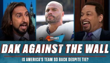 Professor Brou gives Cowboys a grade, slow down Chargers, Packers hype | NFL | FIRST THINGS FIRST