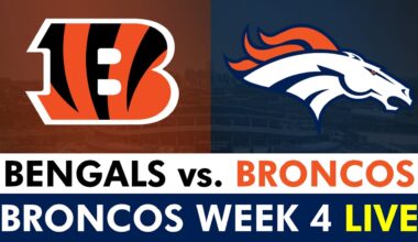 Broncos vs. Bengals Live Streaming Scoreboard, Free Play-By-Play, Highlights | NFL Week 4