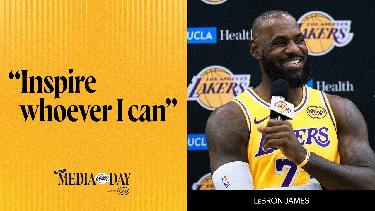 LeBron Speaks: His Current Motivation and Off-Season Additions | Lakers Media Day 2025