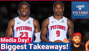 DETROIT PISTONS MEDIA DAY: Ausar Thompson and Jaden Ivey's Offseason DOMINATES The Day!