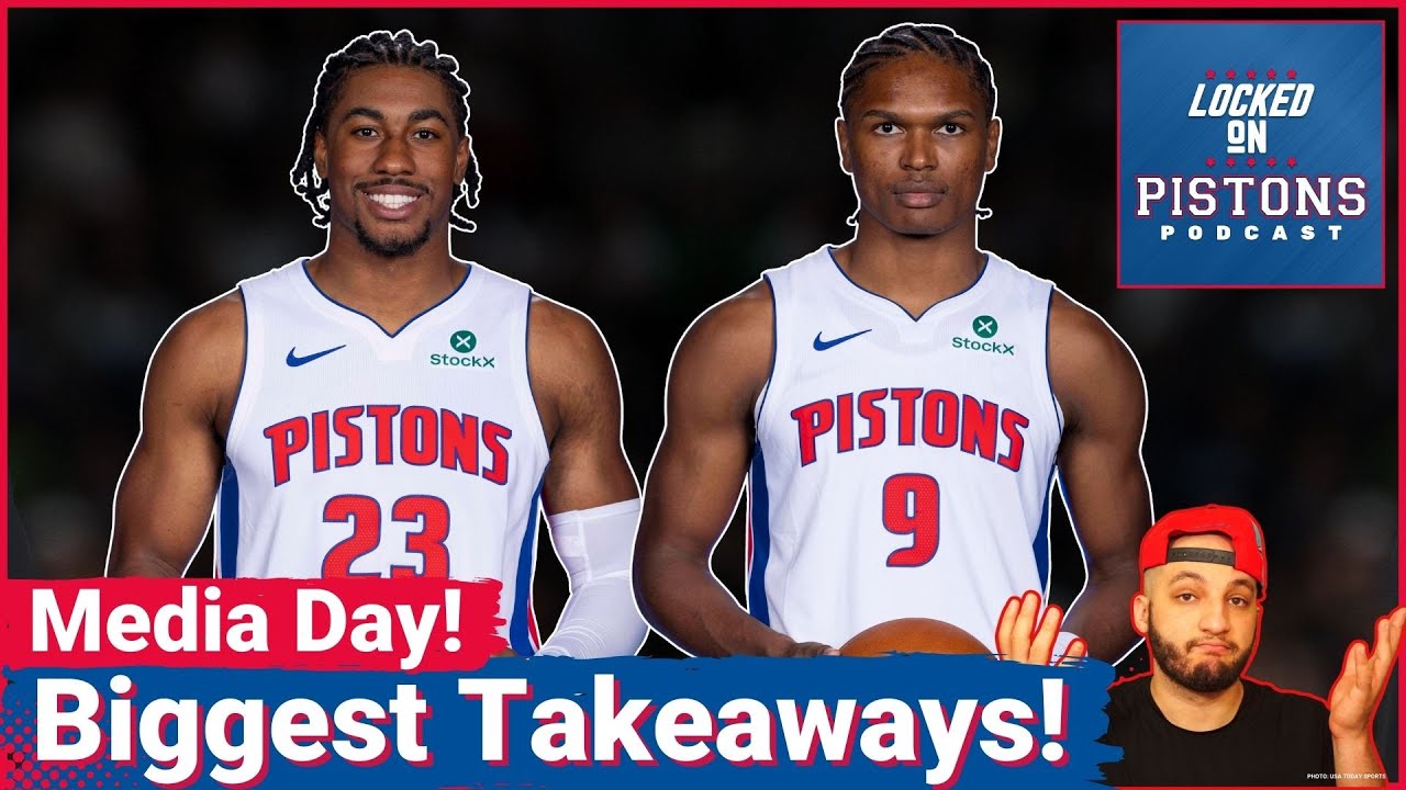 DETROIT PISTONS MEDIA DAY: Ausar Thompson and Jaden Ivey's Offseason DOMINATES The Day!