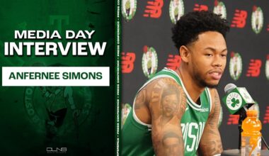 Anfernee Simons on getting Traded to Boston | Celtics Media Day 2025