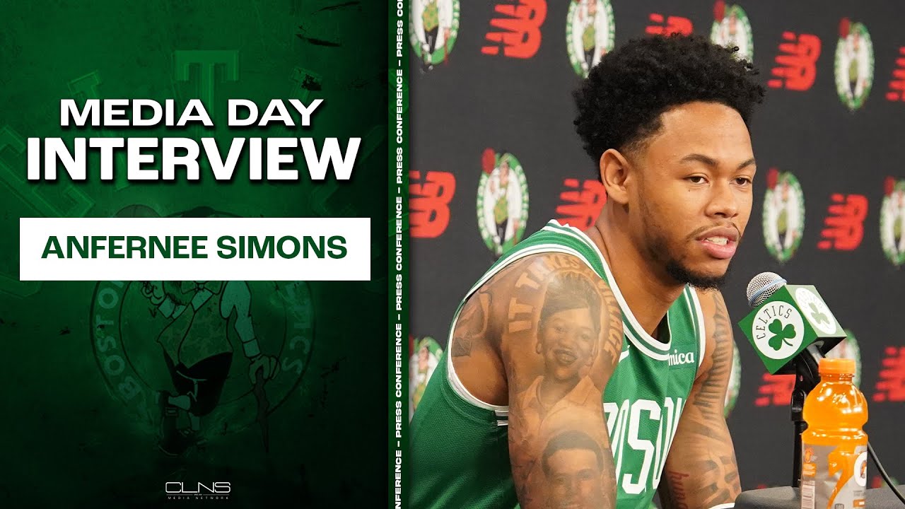 Anfernee Simons on getting Traded to Boston | Celtics Media Day 2025
