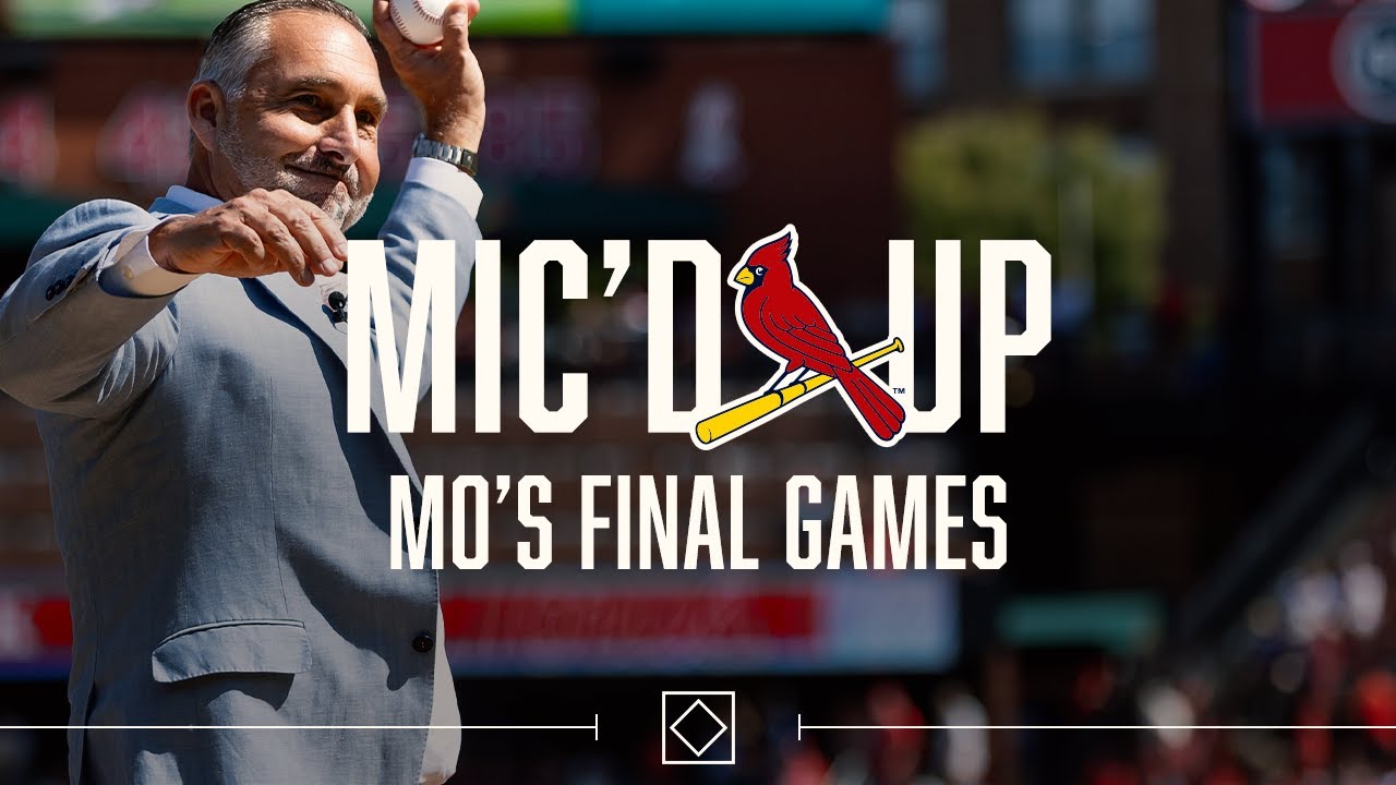 Mic'd Up: John Mozeliak's Final Games | St. Louis Cardinals