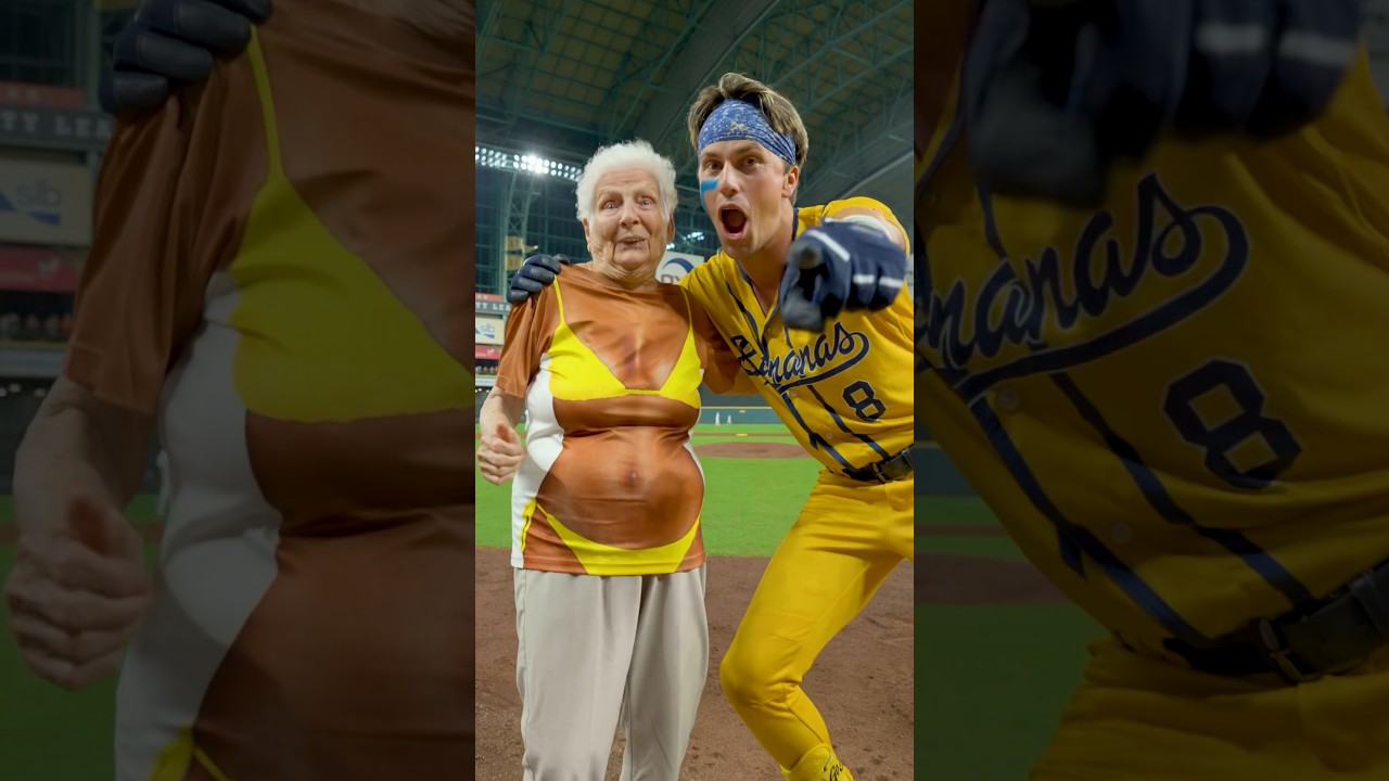 Granny had us shocked for a second 😳 #grandmasmith#mlb#houston#astros#grease