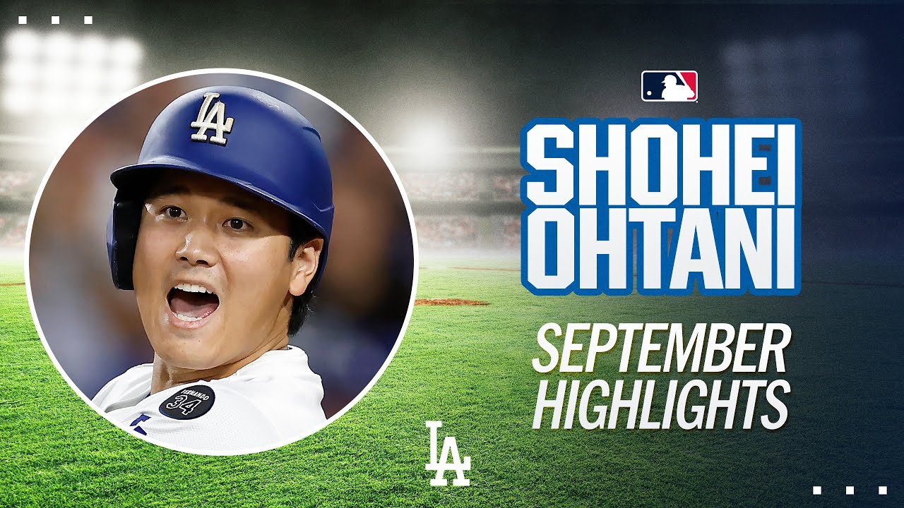 Shohei Ohtani sets career-high with 55th home run, delivers 18 September strikeouts 🐐 | 大谷翔平ハイライト