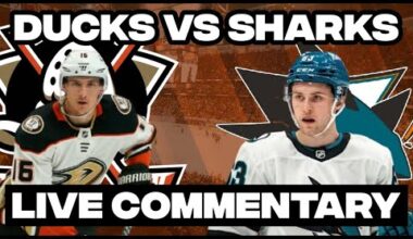 Anaheim Ducks Vs San Jose Sharks LIVE COMMENTARY | 2025-26 NHL Pre-Season