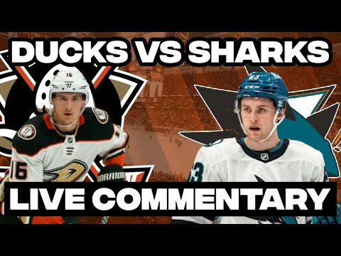 Anaheim Ducks Vs San Jose Sharks LIVE COMMENTARY | 2025-26 NHL Pre-Season