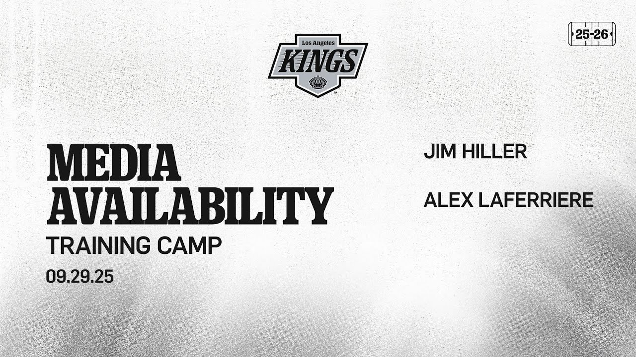 MEDIA: Alex Laferriere and Jim Hiller | LA Kings Training Camp