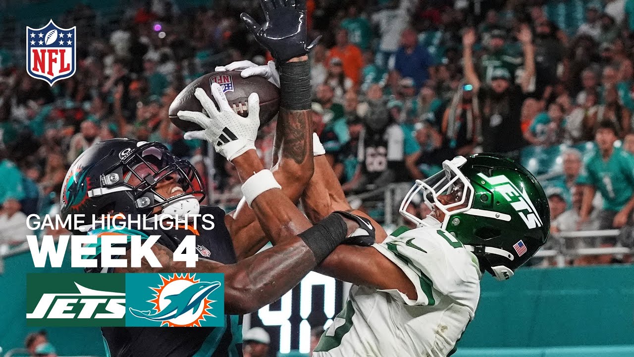 New York Jets vs Miami Dolphins Game Highlights | 2025 NFL Season Week 4
