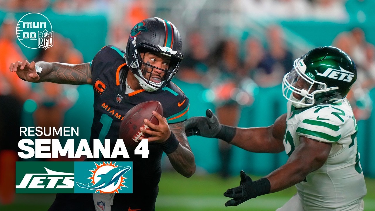 New York Jets vs. Miami Dolphins | Resumen NFL en español - Semana 4 | NFL Highlights 2025