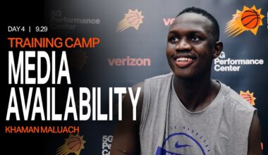 Khaman Maluach Media Availability | Phoenix Suns Training Camp Day 4