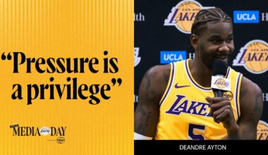 Deandre Ayton Talks About the Opportunity to Play Alongside Lebron & Luka | Lakers Media Day 2025