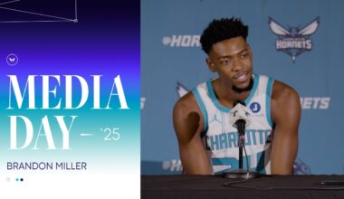MEDIA DAY 2025 - Brandon Miller Media Availability