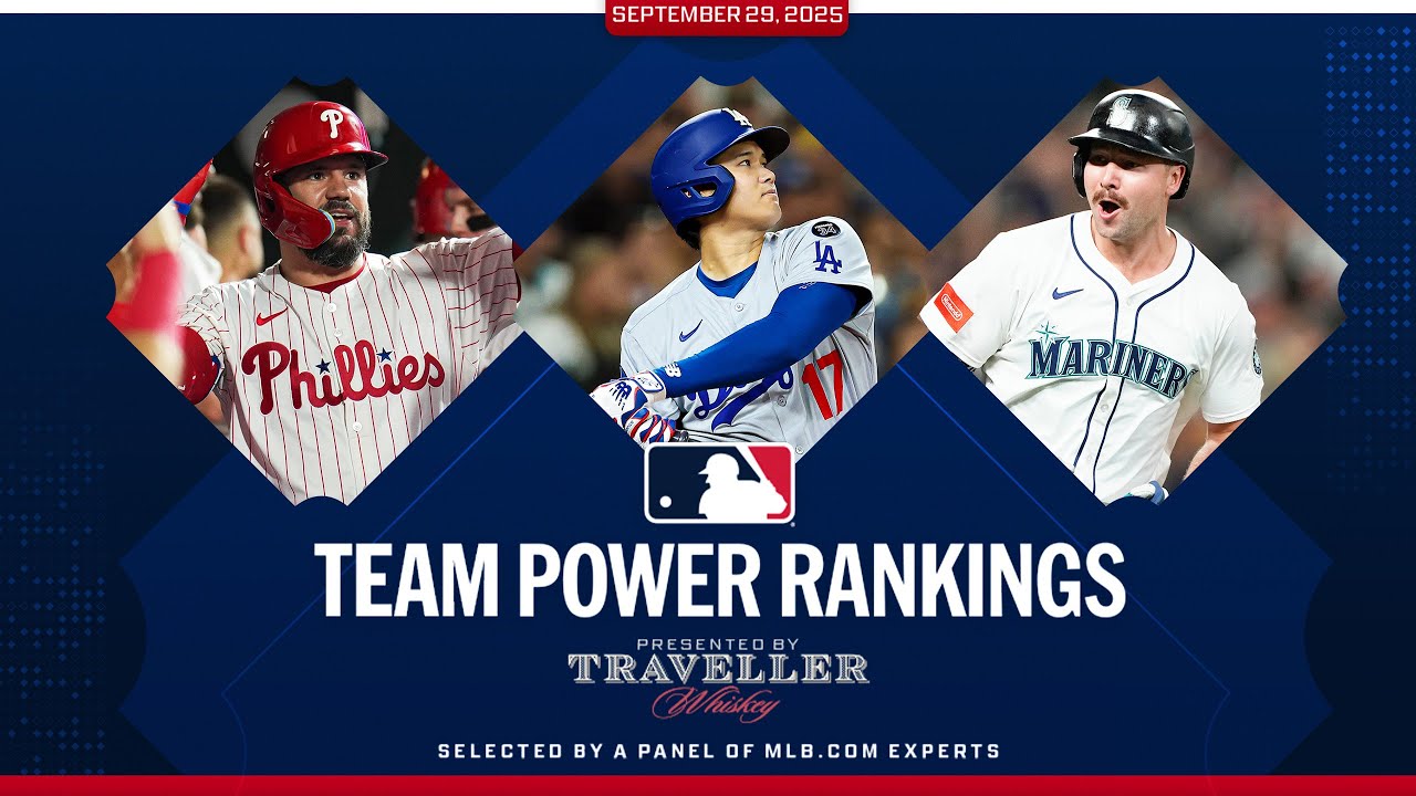 POWER RANKINGS: Dodgers, Phillies top the list going into the Postseason 💪(All 12 teams ranked)