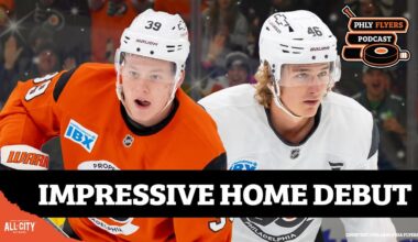 Matvei Michkov & Trevor Zegras impress in Flyers’ home preseason debut | PHLY Flyers Podcast