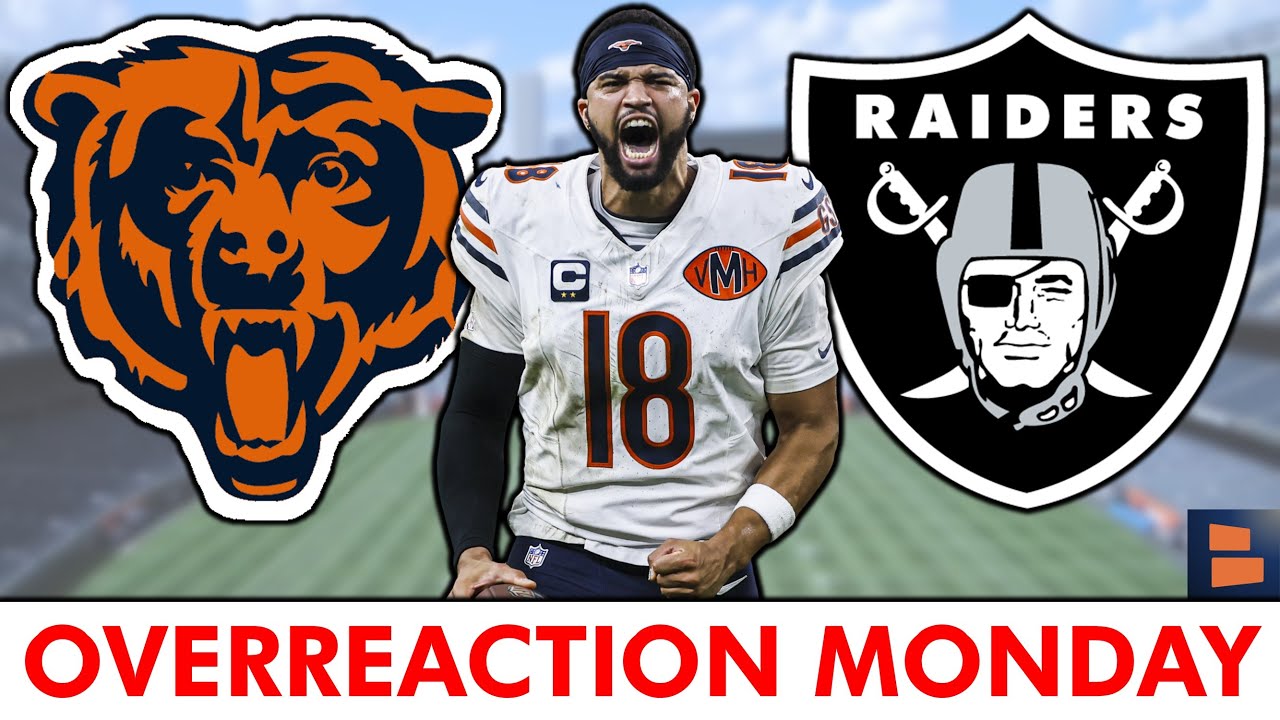 Chicago Bears OVERREACTIONS After Win vs. Raiders: Caleb Williams Clutch Gene + More Takeaways