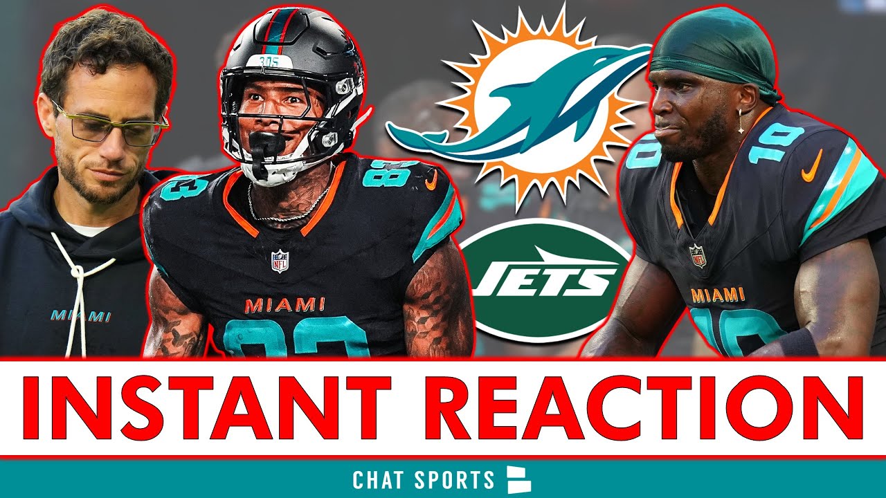 🚨INSTANT REACTION To Miami Dolphins vs. New York Jets Ft. Tyreek Hill Injury + Darren Waller
