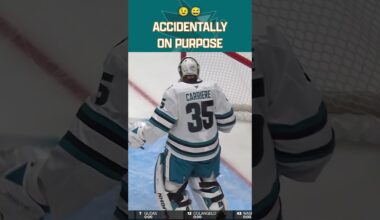 Goalies are crafty creatures 🥸