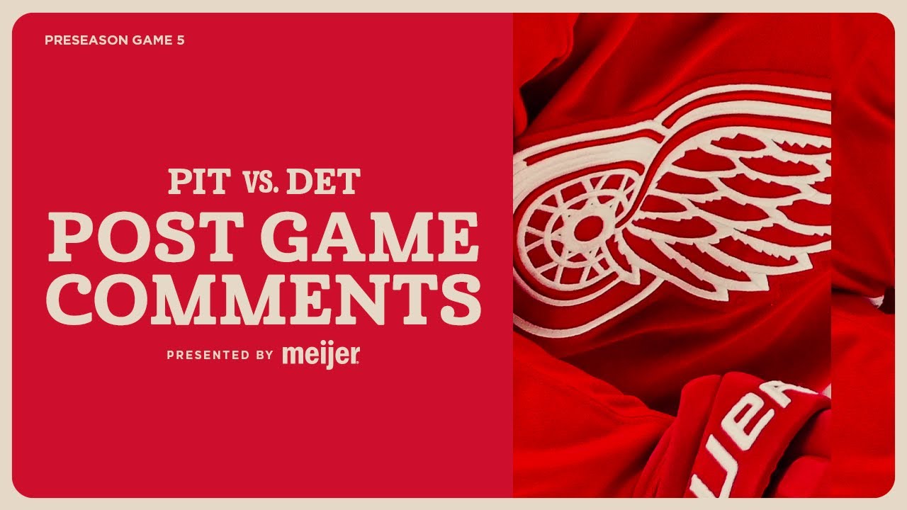 John Gibson, Carter Bear, Todd McLellan Post Game Comments vs PIT | Sept. 29, 2025