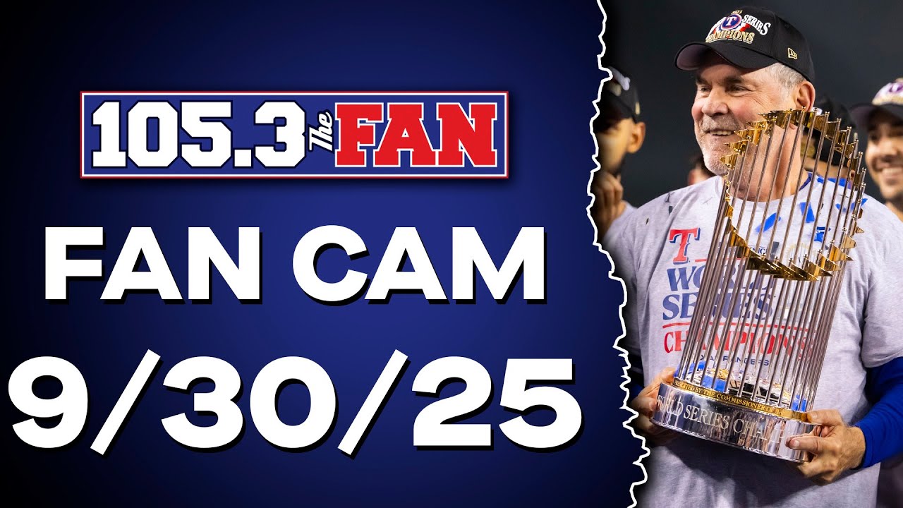 Bruce Bochy Out As Rangers Manager After 3 Seasons; Cowboys Prepare For The Jets | Fan Cam 9/30/25
