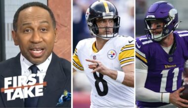 FIRST TAKE | Steelers defense is KEY to win Week 4! - Stephen A. credits Aaron Rodgers outplay Wentz