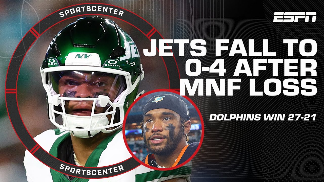 'The Jets beat the Jets' - Herm Edwards says turnovers led the Dolphins to MNF win | SportsCenter