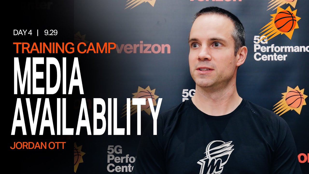 Head Coach Jordan Ott Media Availability | Phoenix Suns Training Camp Day 4