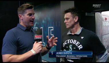 [FULL CELEBRATION] Seattle Mariners clinch playoff berth, 1-game to clinch AL West | MLB Network