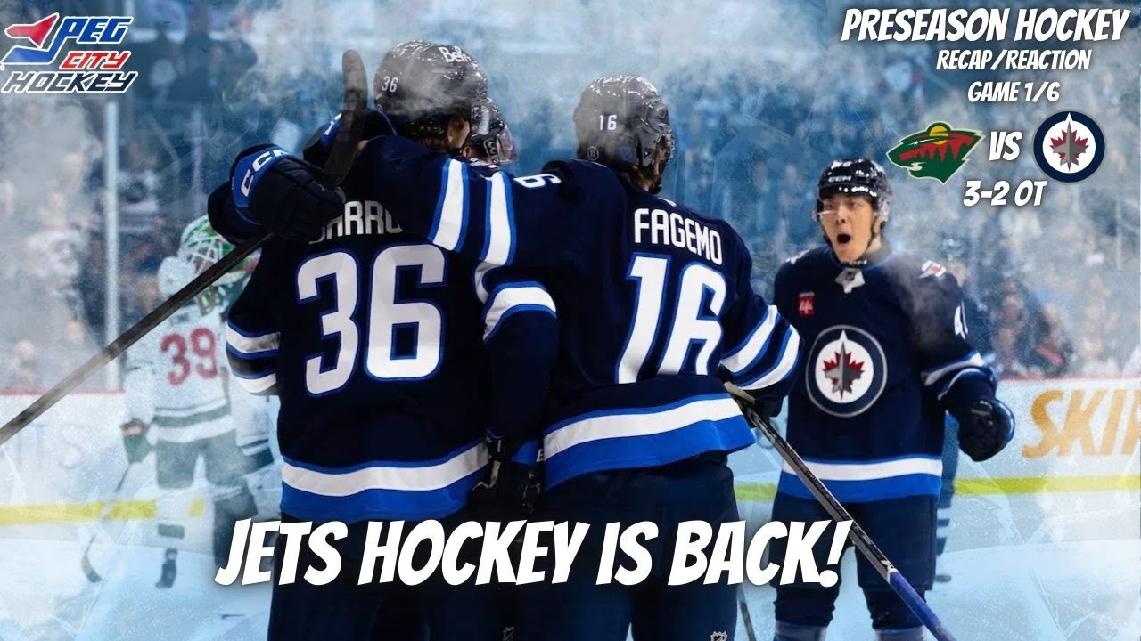 THE WINNIPEG JETS ARE BACK!!!  2025 26 Preseason Game 1 Recap Reaction