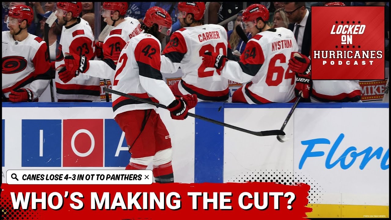 Carolina Hurricanes Make Camp Roster Cuts & Lose 4-3 in OT to Panthers